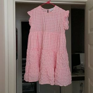 Petal and Pup gingham babydoll dress.